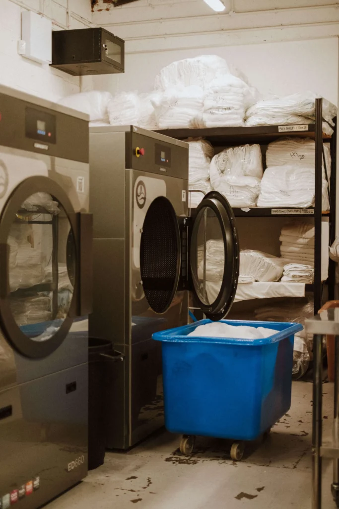 Washer and dryer line inside the Southampton unit
